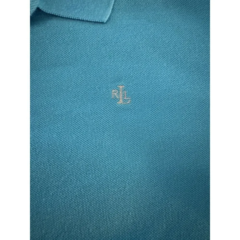 Vintage Polo Ralph Lauren 2 Men Blue Shirts Mens Crest (1) Logo Size XL